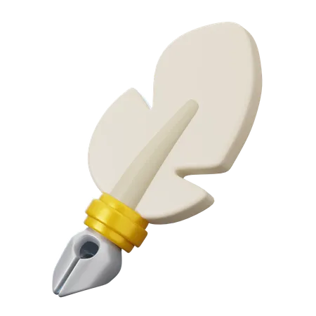 Feather Pen  3D Icon