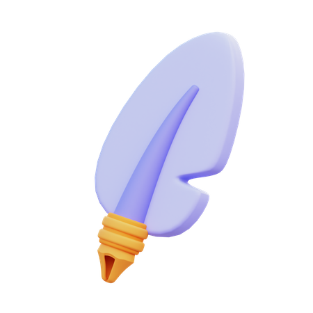 Feather Pen  3D Icon