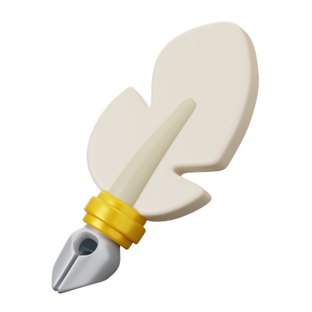 Feather Pen  3D Icon