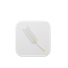 3d feather pen logo