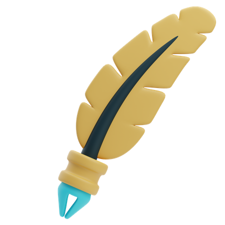Feather Pen  3D Icon