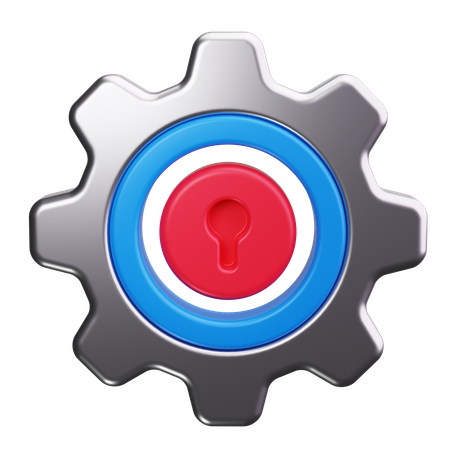 Feature Lock  3D Icon