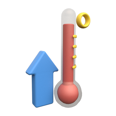 Febre alta  3D Icon