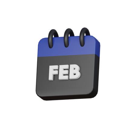 Febrero  3D Icon