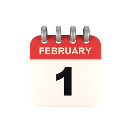 Febrero  3D Icon