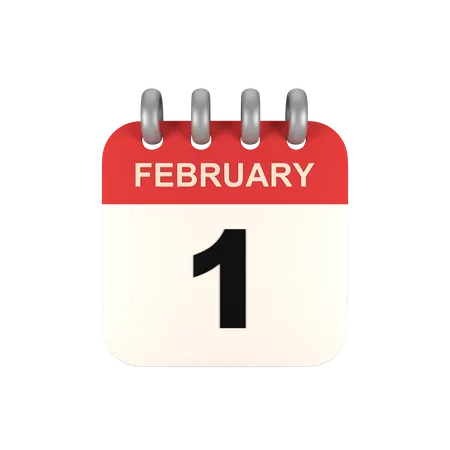 Febrero  3D Icon