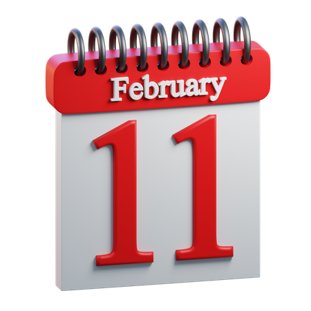 February Day 11  3D Icon