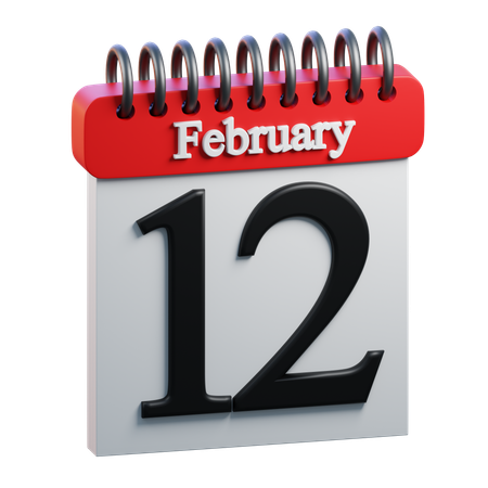 February Day 12  3D Icon