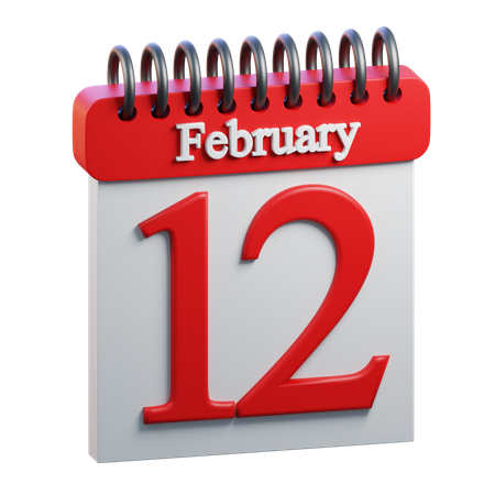 February Day 12  3D Icon