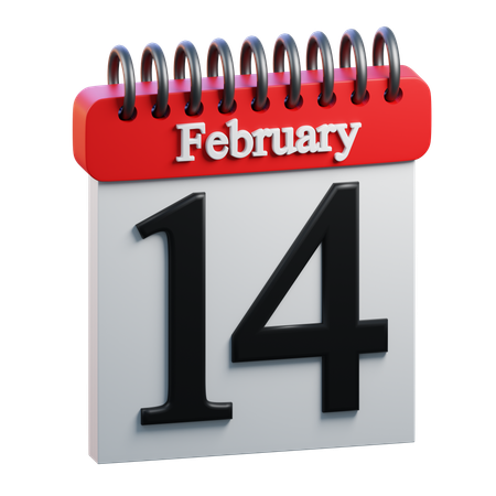 February Day 14  3D Icon