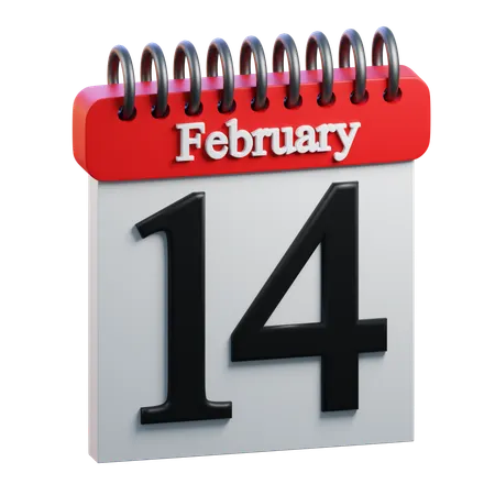 February Day 14  3D Icon