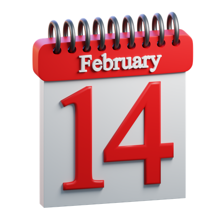 February Day 14  3D Icon