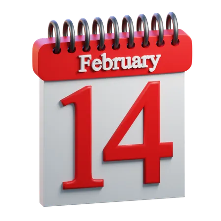 February Day 14  3D Icon