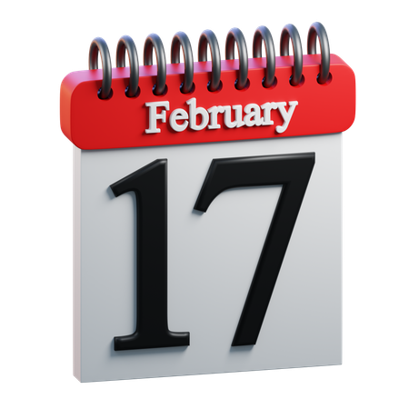 February Day 17  3D Icon