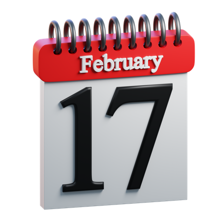 February Day 17  3D Icon