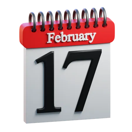 February Day 17  3D Icon