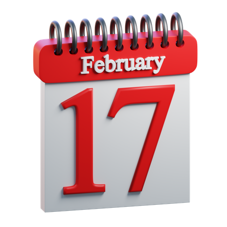 February Day 17  3D Icon