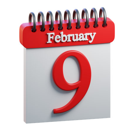 February Day 9  3D Icon
