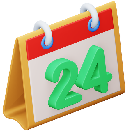 Fecha del calendario  3D Icon