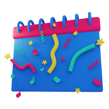 Fecha de celebración  3D Icon