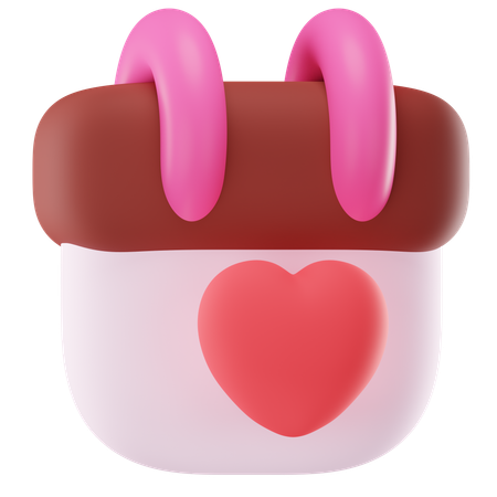 Cita de san valentin  3D Icon