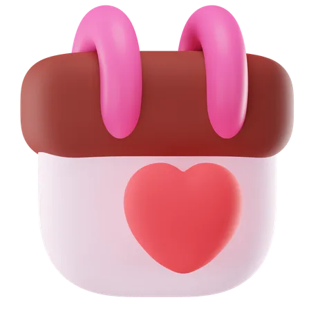 Cita de san valentin  3D Icon