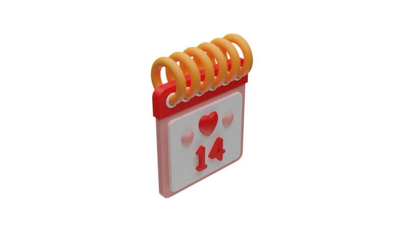 Cita de san valentin  3D Icon