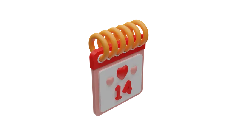 Cita de san valentin  3D Icon