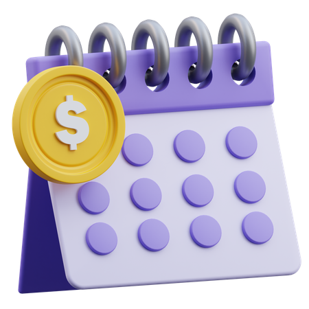 Fecha límite de financiación  3D Icon