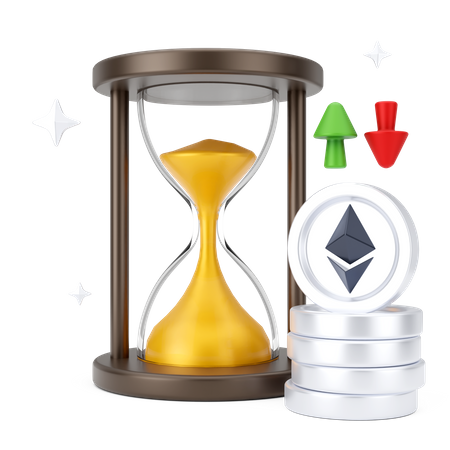 Fecha límite de ethereum  3D Icon