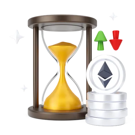 Fecha límite de ethereum  3D Icon