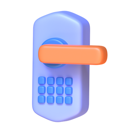 Fechadura da porta  3D Icon