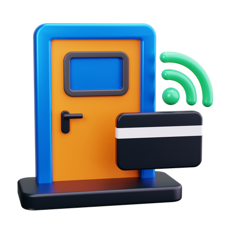 Fechadura da porta  3D Icon