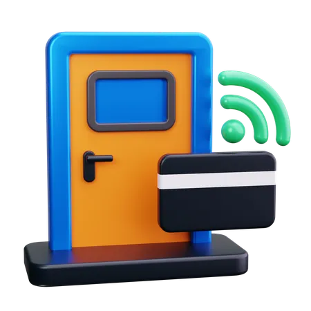 Fechadura da porta  3D Icon