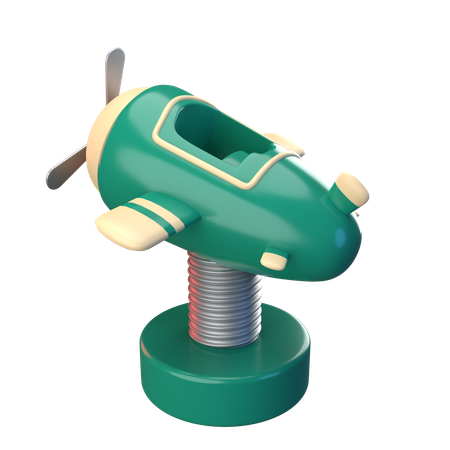 Federflugzeug  3D Icon