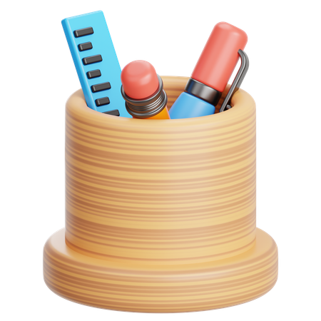 Federmäppchen  3D Icon