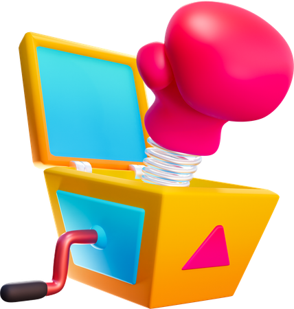 Federschlaghandschuh  3D Icon