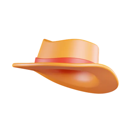 Fedora Hat  3D Icon