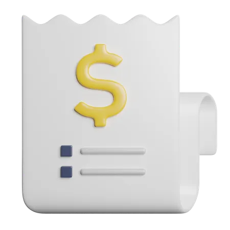 Fee Agreement Contract 3D Icon