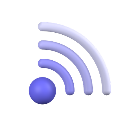 Feed RSS  3D Icon
