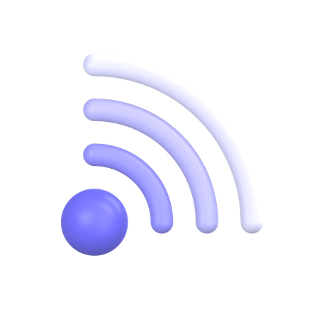 Feed RSS  3D Icon