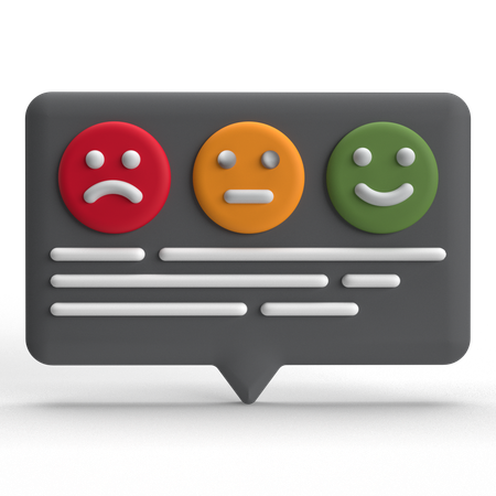 Feedback  3D Icon