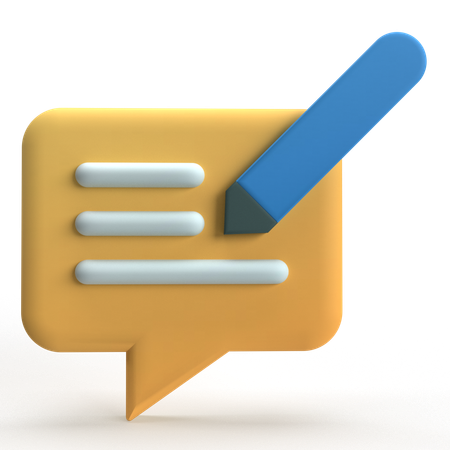 Feedback  3D Icon
