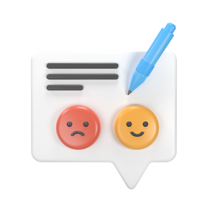 Feedback  3D Icon
