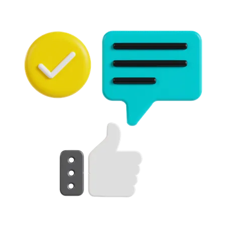 3 D Icon Pack Of Feedback 3D Icon