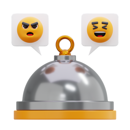 Feedback alimentar  3D Icon