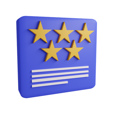 Feedback And Review  3D Icon