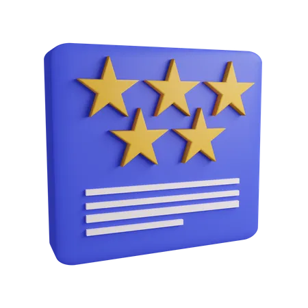 Feedback And Review 3 D Illustration Contains PNG BLEND And OBJ Files 3D Icon