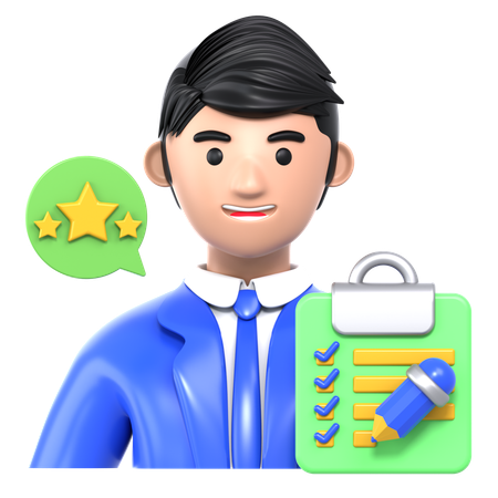 Feedback And Selfassessment  3D Icon