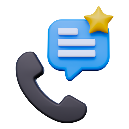 Feedback Call  3D Icon